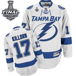 Authentic Reebok Adult Alex Killorn Away 2015 Stanley Cup Jersey - NHL 17 Tampa Bay Lightning