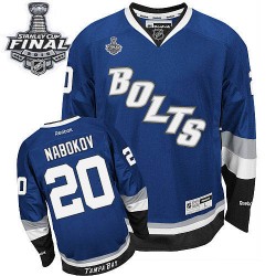 Authentic Reebok Adult Evgeni Nabokov Third 2015 Stanley Cup Jersey - NHL 20 Tampa Bay Lightning