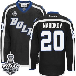 Premier Reebok Adult Evgeni Nabokov Third 2015 Stanley Cup Jersey - NHL 20 Tampa Bay Lightning