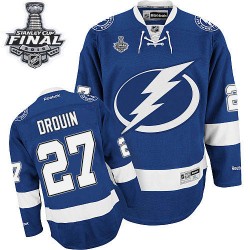 Premier Reebok Adult Jonathan Drouin Home 2015 Stanley Cup Jersey - NHL 27 Tampa Bay Lightning