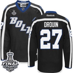 Authentic Reebok Adult Jonathan Drouin Third 2015 Stanley Cup Jersey - NHL 27 Tampa Bay Lightning