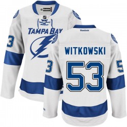 Authentic Reebok Adult Luke Witkowski Road Jersey - NHL 53 Tampa Bay Lightning