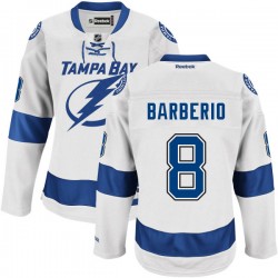 Authentic Reebok Adult Mark Barberio Road Jersey - NHL 8 Tampa Bay Lightning