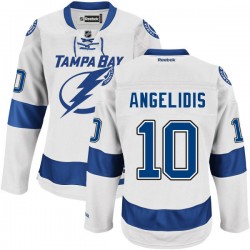 Premier Reebok Adult Mike Angelidis Road Jersey - NHL 10 Tampa Bay Lightning