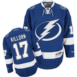 Authentic Reebok Adult Alex Killorn Home Jersey - NHL 17 Tampa Bay Lightning