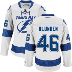 Premier Reebok Adult Mike Blunden Road Jersey - NHL 46 Tampa Bay Lightning