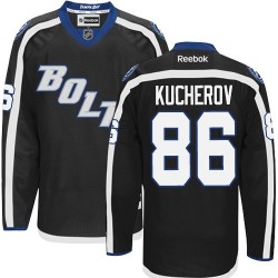 Authentic Reebok Adult Nikita Kucherov Third Jersey - NHL 86 Tampa Bay Lightning