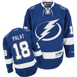 Authentic Reebok Adult Ondrej Palat Home Jersey - NHL 18 Tampa Bay Lightning