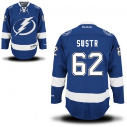 Premier Reebok Adult Andrej Sustr Home Jersey - NHL 62 Tampa Bay Lightning