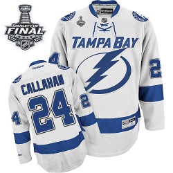 Authentic Reebok Women's Ryan Callahan Away 2015 Stanley Cup Jersey - NHL 24 Tampa Bay Lightning
