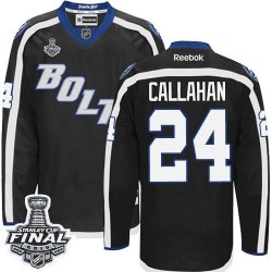 Premier Reebok Youth Ryan Callahan Third 2015 Stanley Cup Jersey - NHL 24 Tampa Bay Lightning