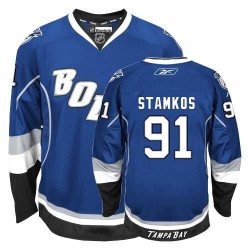 Authentic Reebok Adult Steven Stamkos Third Jersey - NHL 91 Tampa Bay Lightning