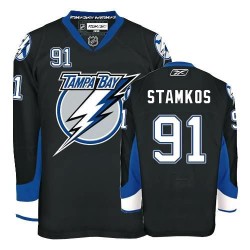 Authentic Reebok Adult Steven Stamkos Jersey - NHL 91 Tampa Bay Lightning