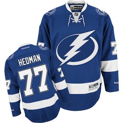 Premier Reebok Adult Victor Hedman Home Jersey - NHL 77 Tampa Bay Lightning