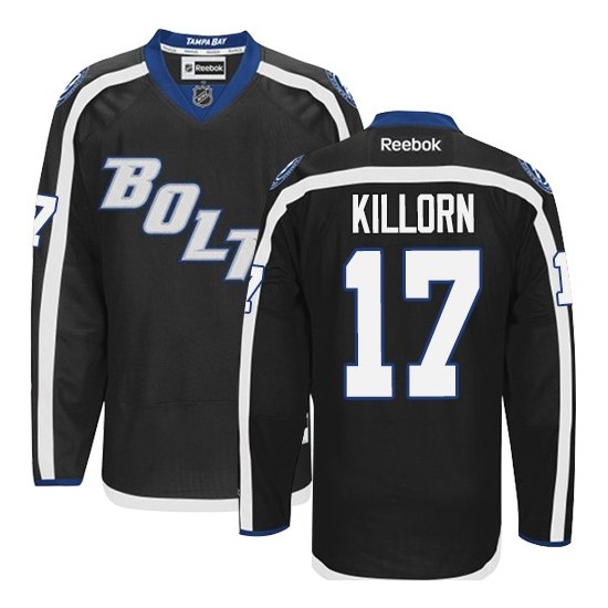 Authentic Reebok Adult Alex Killorn Third Jersey - NHL 17 Tampa Bay Lightning