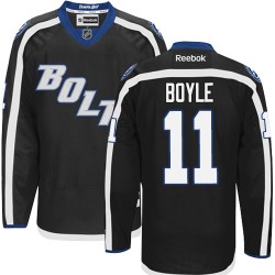 Authentic Reebok Adult Brian Boyle Third Jersey - NHL 11 Tampa Bay Lightning