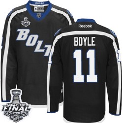 Premier Reebok Adult Brian Boyle Third 2015 Stanley Cup Jersey - NHL 11 Tampa Bay Lightning