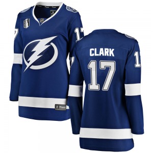 Breakaway Fanatics Branded Women's Wendel Clark Blue Home 2022 Stanley Cup Final Jersey - NHL Tampa Bay Lightning