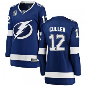 Breakaway Fanatics Branded Women's John Cullen Blue Home 2022 Stanley Cup Final Jersey - NHL Tampa Bay Lightning