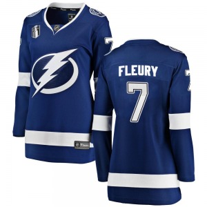 Breakaway Fanatics Branded Women's Haydn Fleury Blue Home 2022 Stanley Cup Final Jersey - NHL Tampa Bay Lightning