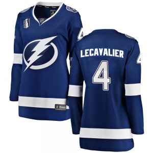 Breakaway Fanatics Branded Women's Vincent Lecavalier Blue Home 2022 Stanley Cup Final Jersey - NHL Tampa Bay Lightning