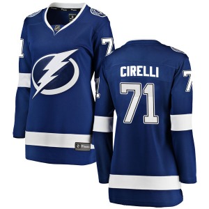 Breakaway Fanatics Branded Women's Anthony Cirelli Blue Home Jersey - NHL Tampa Bay Lightning