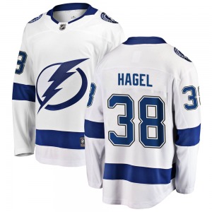 Breakaway Fanatics Branded Adult Brandon Hagel White Away Jersey - NHL Tampa Bay Lightning