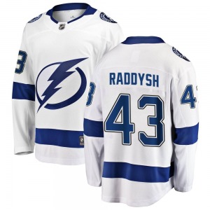 Breakaway Fanatics Branded Adult Darren Raddysh White Away Jersey - NHL Tampa Bay Lightning