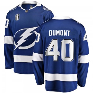 Breakaway Fanatics Branded Youth Gabriel Dumont Blue Home 2022 Stanley Cup Final Jersey - NHL Tampa Bay Lightning