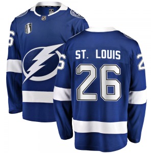 Breakaway Fanatics Branded Youth Martin St. Louis Blue Home 2022 Stanley Cup Final Jersey - NHL Tampa Bay Lightning