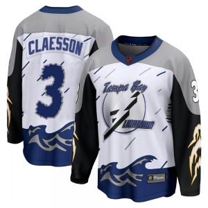 Breakaway Fanatics Branded Youth Fredrik Claesson White Special Edition 2.0 Jersey - NHL Tampa Bay Lightning