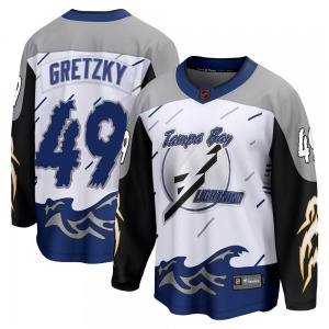 Breakaway Fanatics Branded Youth Brent Gretzky White Special Edition 2.0 Jersey - NHL Tampa Bay Lightning