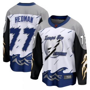 Breakaway Fanatics Branded Youth Victor Hedman White Special Edition 2.0 Jersey - NHL Tampa Bay Lightning