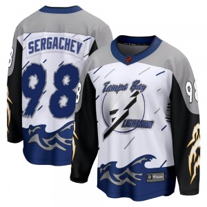 Breakaway Fanatics Branded Youth Mikhail Sergachev White Special Edition 2.0 Jersey - NHL Tampa Bay Lightning