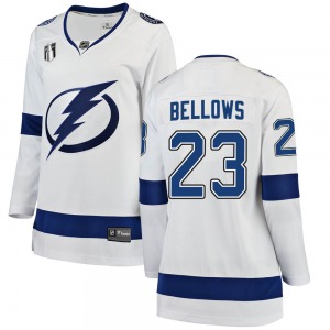 Breakaway Fanatics Branded Women's Brian Bellows White Away 2022 Stanley Cup Final Jersey - NHL Tampa Bay Lightning