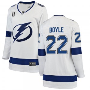Breakaway Fanatics Branded Women's Dan Boyle White Away 2022 Stanley Cup Final Jersey - NHL Tampa Bay Lightning