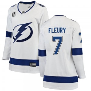Breakaway Fanatics Branded Women's Haydn Fleury White Away 2022 Stanley Cup Final Jersey - NHL Tampa Bay Lightning