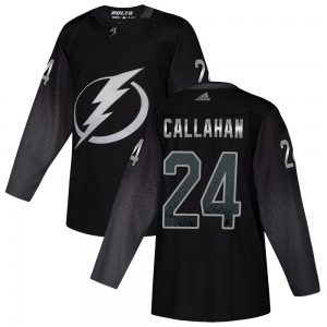 Authentic Adidas Youth Ryan Callahan Black Alternate Jersey - NHL Tampa Bay Lightning