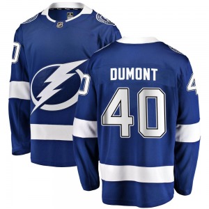 Breakaway Fanatics Branded Adult Gabriel Dumont Blue Home Jersey - NHL Tampa Bay Lightning