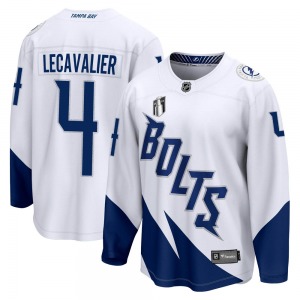 Breakaway Fanatics Branded Youth Vincent Lecavalier White 2022 Stadium Series 2022 Stanley Cup Final Jersey - NHL Tampa Bay Ligh
