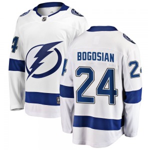 Breakaway Fanatics Branded Youth Zach Bogosian White Away Jersey - NHL Tampa Bay Lightning