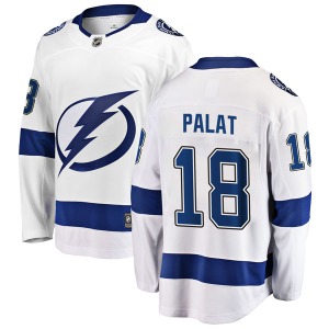 Breakaway Fanatics Branded Youth Ondrej Palat White Away Jersey - NHL Tampa Bay Lightning