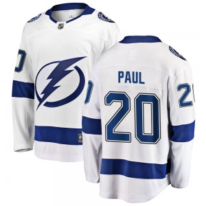 Breakaway Fanatics Branded Youth Nicholas Paul White Away Jersey - NHL Tampa Bay Lightning
