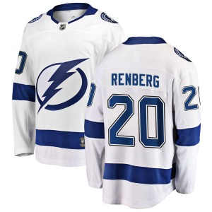 Breakaway Fanatics Branded Youth Mikael Renberg White Away Jersey - NHL Tampa Bay Lightning