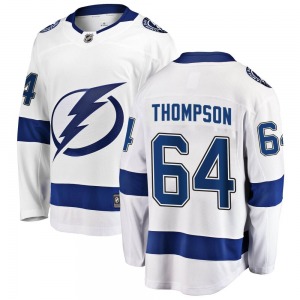 Breakaway Fanatics Branded Youth Jack Thompson White Away Jersey - NHL Tampa Bay Lightning