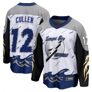 Breakaway Fanatics Branded Adult John Cullen White Special Edition 2.0 Jersey - NHL Tampa Bay Lightning
