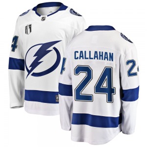 Breakaway Fanatics Branded Adult Ryan Callahan White Away 2022 Stanley Cup Final Jersey - NHL Tampa Bay Lightning