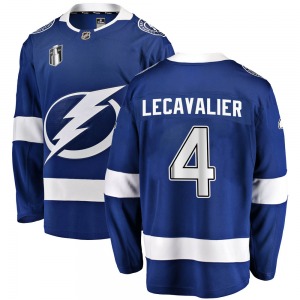 Breakaway Fanatics Branded Adult Vincent Lecavalier Blue Home 2022 Stanley Cup Final Jersey - NHL Tampa Bay Lightning