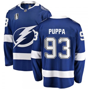 Breakaway Fanatics Branded Adult Daren Puppa Blue Home 2022 Stanley Cup Final Jersey - NHL Tampa Bay Lightning