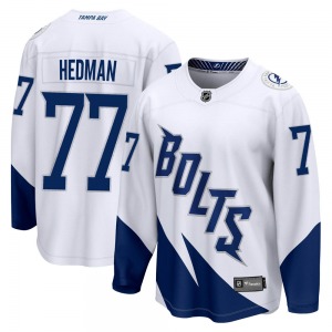 Breakaway Fanatics Branded Youth Victor Hedman White 2022 Stadium Series Jersey - NHL Tampa Bay Lightning